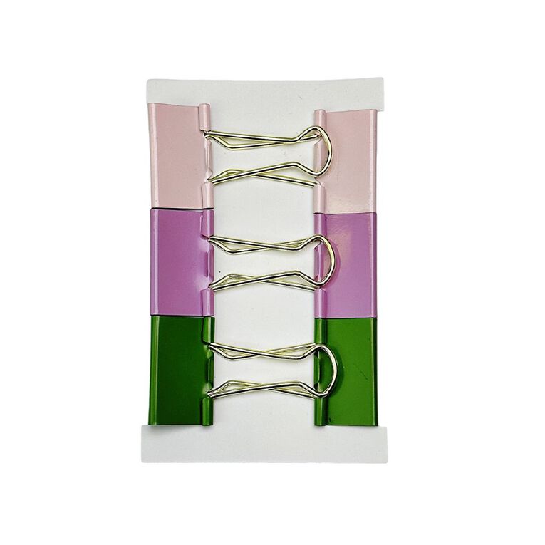 Uniti Stationery Country Calling Binder Clip 6 Pack, , hi-res