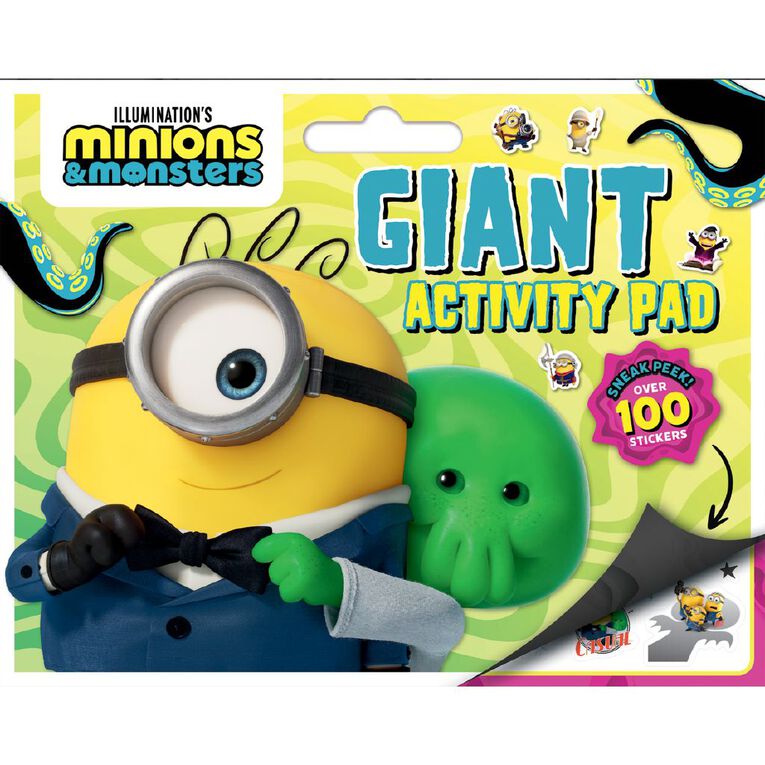 Universal: Minions And Monsters Giant Activity Pad, , hi-res