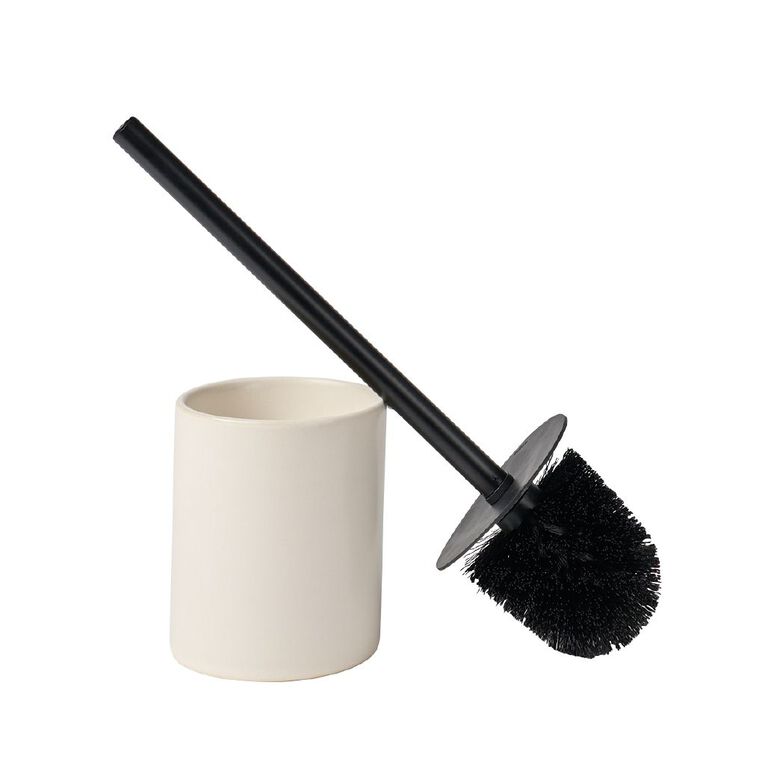 Living & Co Toilet Brush White/Black, , hi-res
