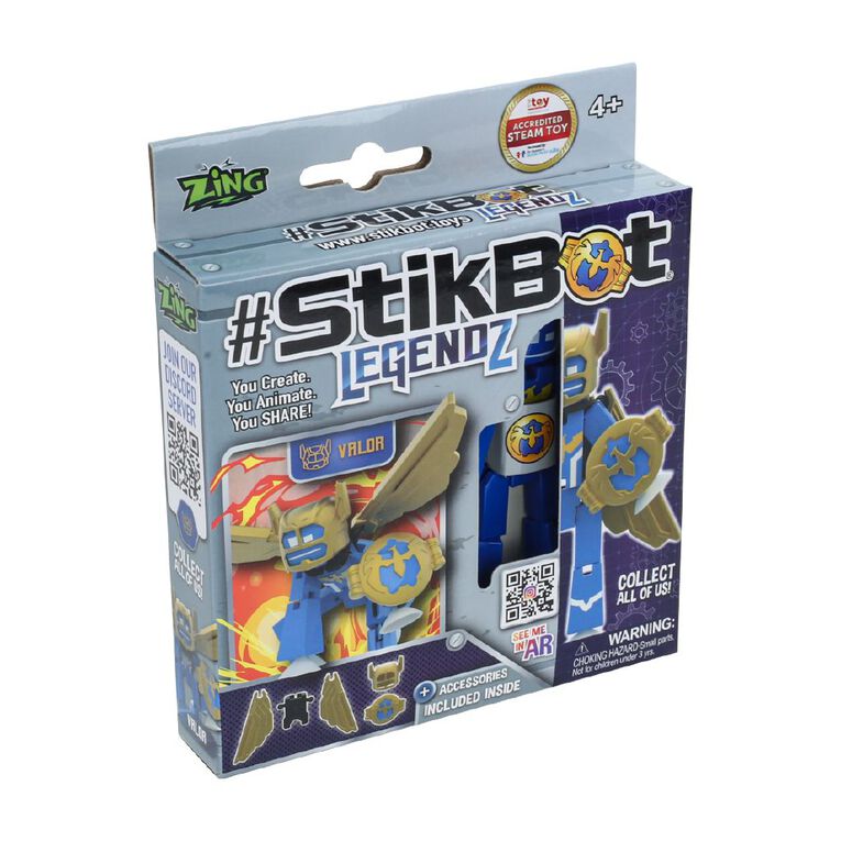 Stikbot Legendz Series 1 Single Pack, , hi-res
