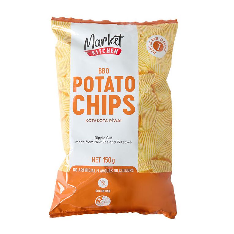 Market Kitchen Chips BBQ 150g, , hi-res