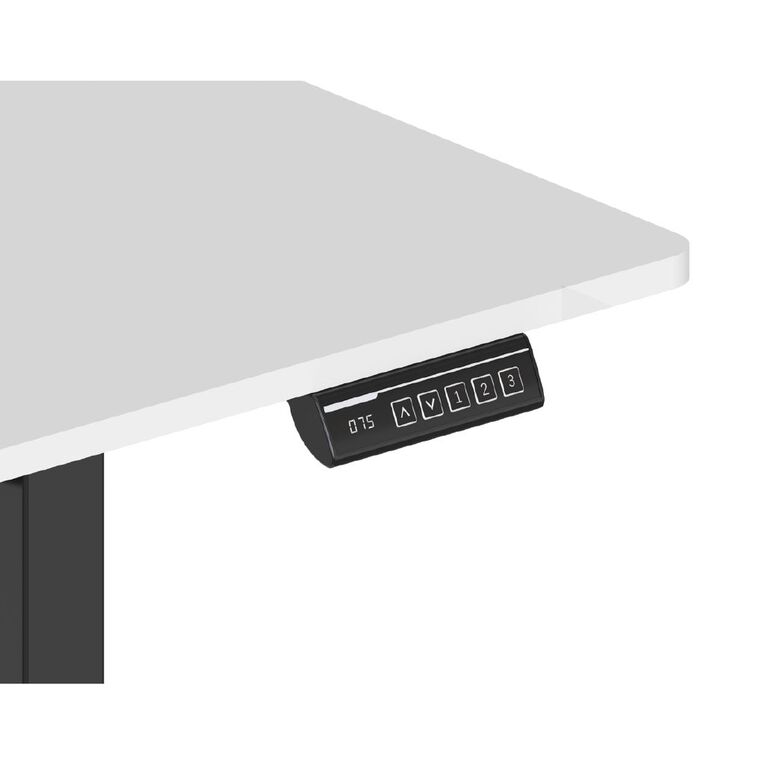Living & Co Height Adjustable Desk 1200W White, , hi-res