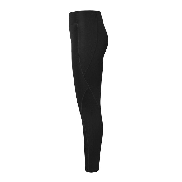 Active Intent Women's High Rise Panel Leggings, Black, hi-res