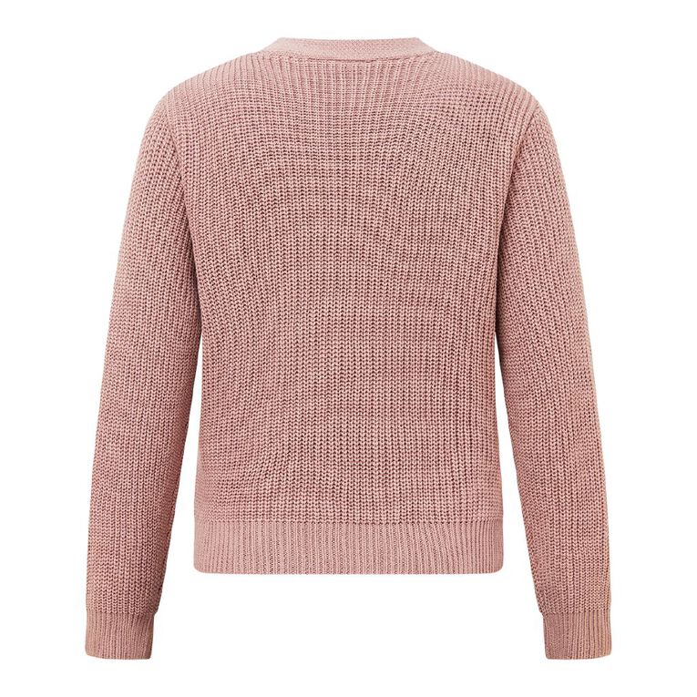 H&H Women's Wrap Cardigan, Pink Mid, hi-res
