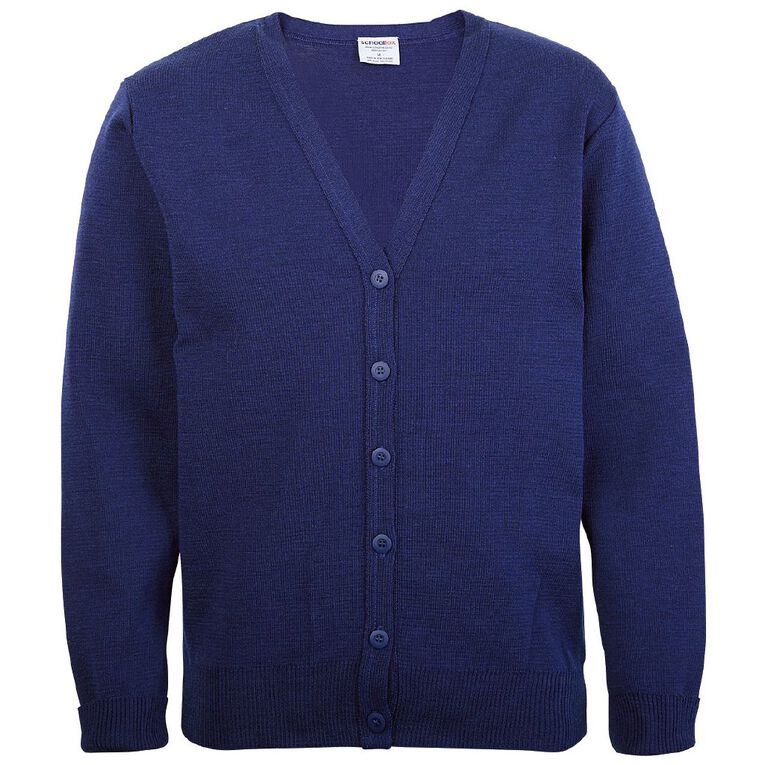 Schooltex Girls' Cardigan, Royal, hi-res