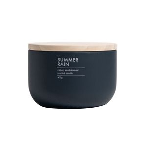 Living & Co Concrete Scented Candle Summer Rain 400g