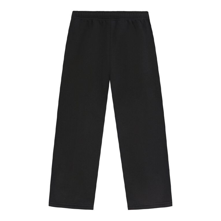 Young Original Pintuck Wide Leg Trackpants, Black, hi-res