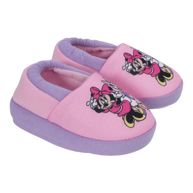 Minnie Mouse Junior Kids' Slippers, Purple/Pink, hi-res