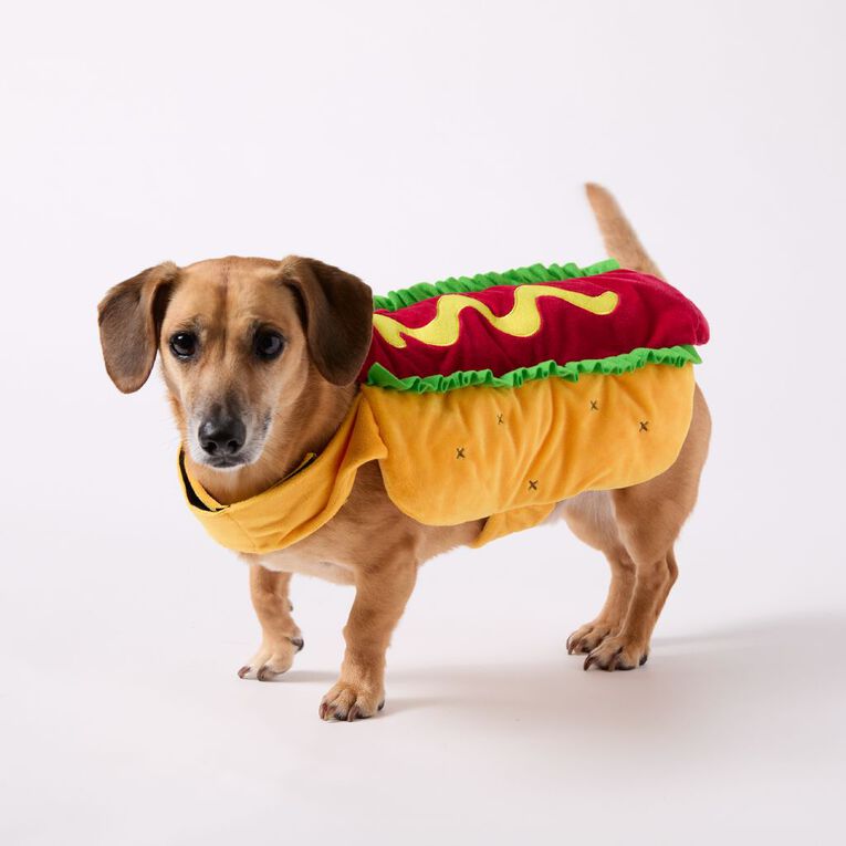 Scarehouse Hotdog Pet Costume One Size One Size, , hi-res