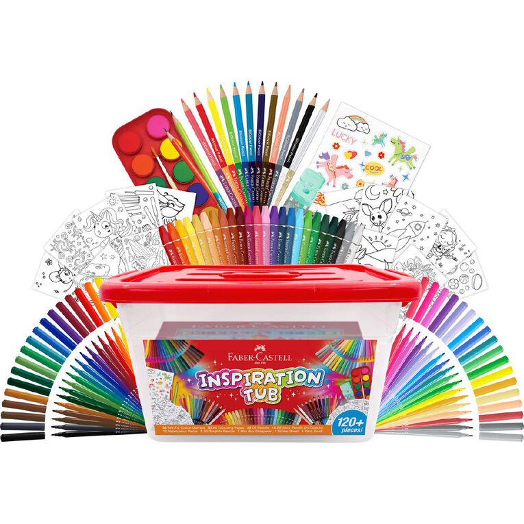 Faber-Castell Inspiration Pencil Tub 120 Pieces, , hi-res