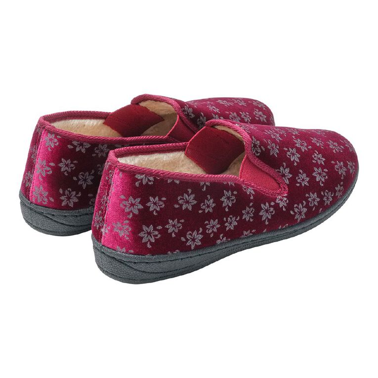 H&H Women's June Slippers, Red, hi-res