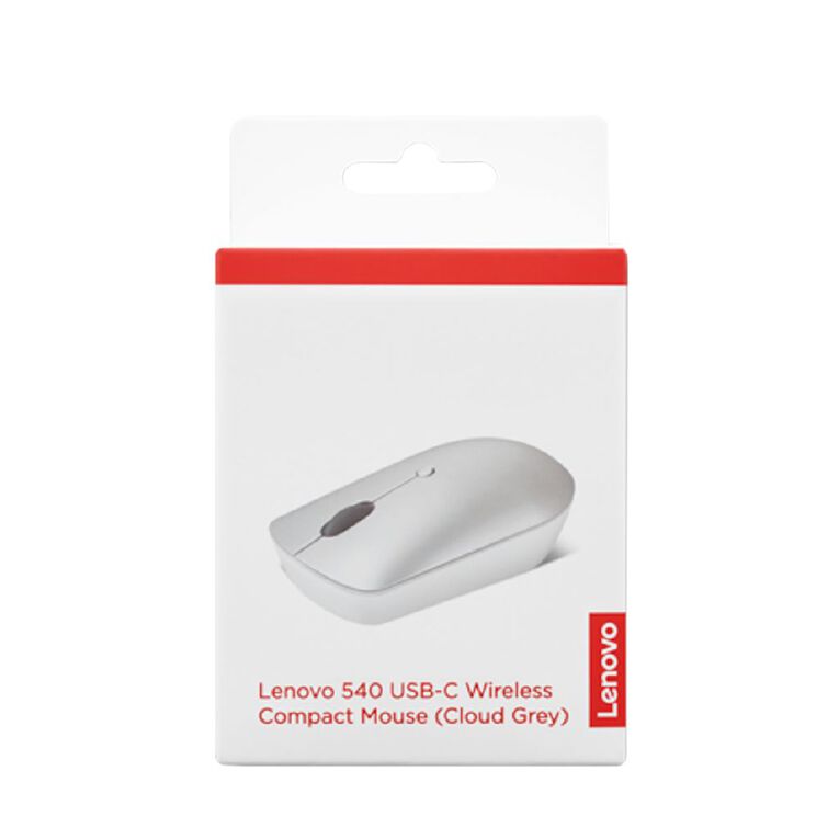 Lenovo 540 USB-C Wireless Compact Mouse Cloud Grey, , hi-res