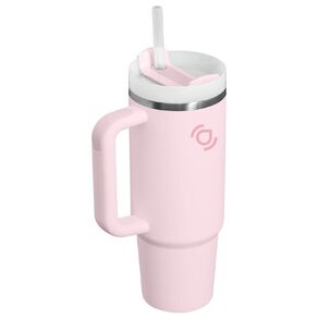 Seymours Stainless Steel Versa Cup with Straw Assorted 850ml