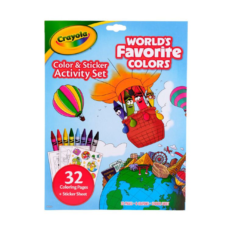 Crayola World's Favourite Colours Activity Set, , hi-res