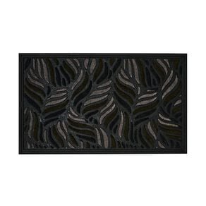 Living & Co Doormat Scraper Leaf Green Dark 45cm x 75cm