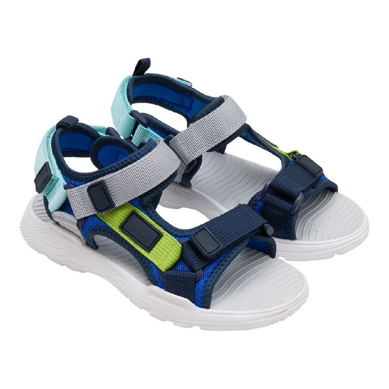 Young Original Senior Kids' Rupert Sandals, Blue, hi-res