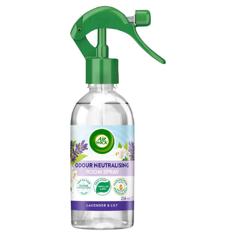 Air Wick Lavender & Lily Odour Neutralising Room Spray 236ml, , hi-res