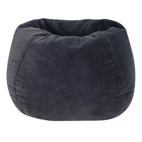 Living & Co Faux Fur Bean Bag Charcoal