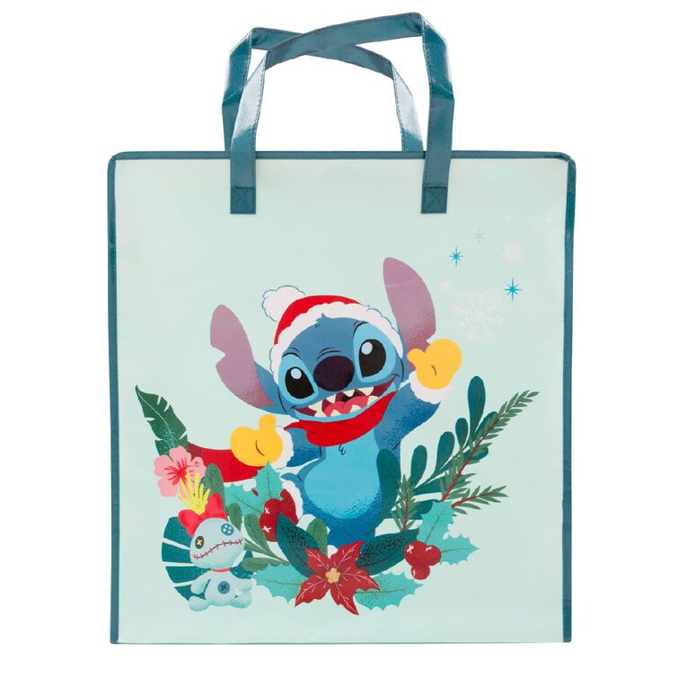 Stitch Christmas Green Red Jumbo Bag Green/Red, , hi-res
