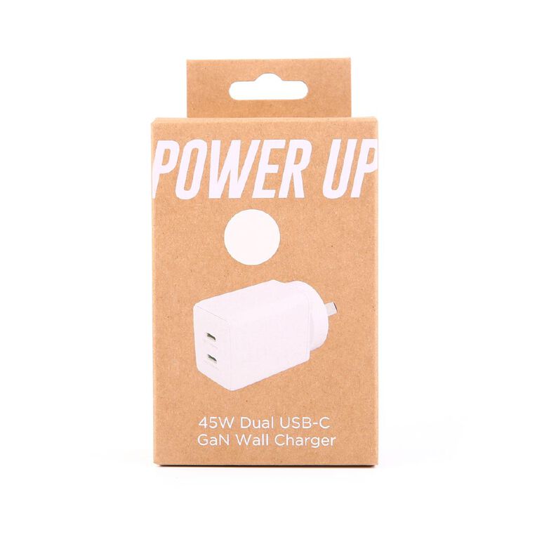 Tech.Inc PD 45W Dual USB-C Fast Charger Light Gold, , hi-res