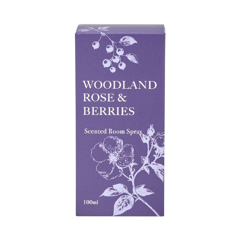 Living & Co Floral Roomspray Woodland Rose & Berries 100ml, , hi-res