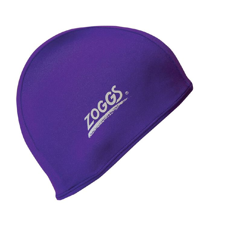 Zoggs Junior Deluxe Stretch Swimming Cap Assorted, , hi-res