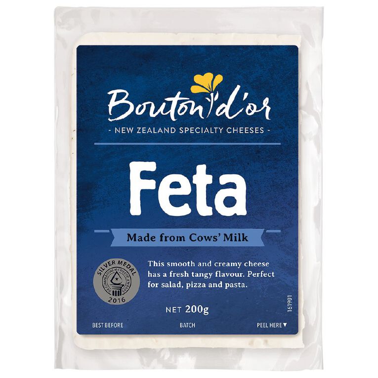 Bouton d'or Feta Cheese 200g, , hi-res
