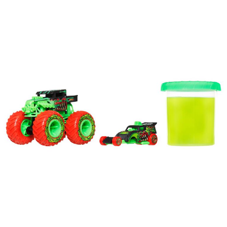 Hot Wheels Monster Trucks Mutant Chaos Vehicle & Slime Pack, , hi-res