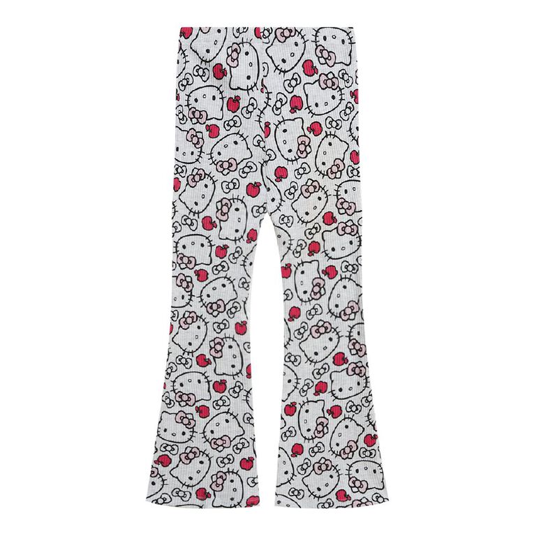 Hello Kitty Rib Flare Leggings, Grey Light, hi-res