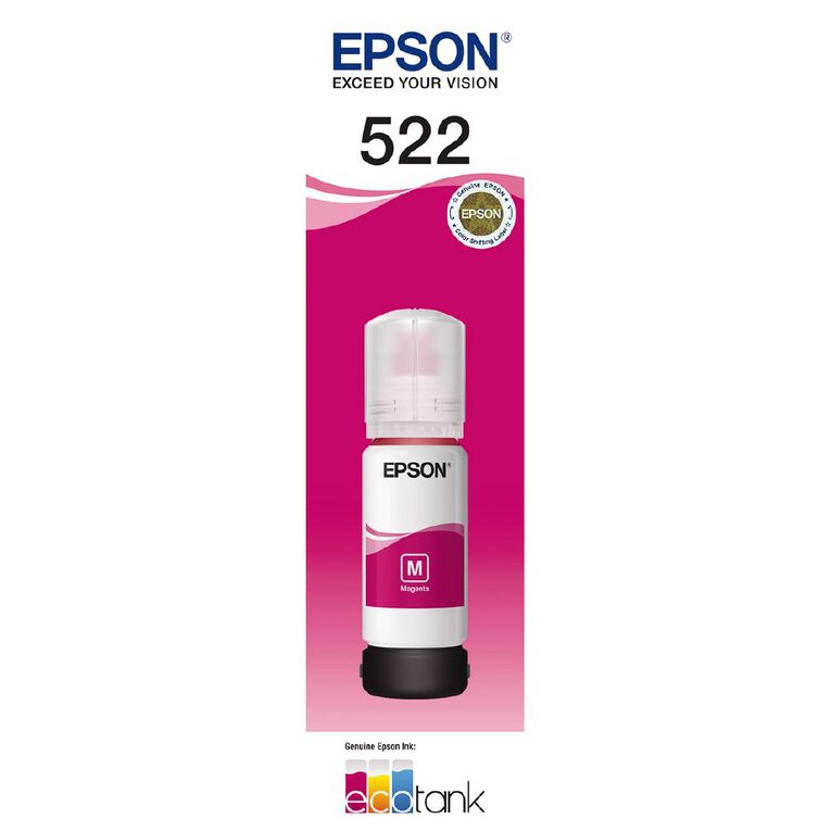Epson Ink T522 Magenta 65ml (7500 Pages), , hi-res