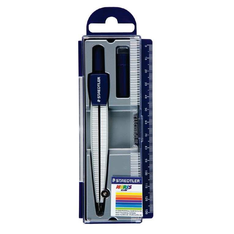 Staedtler Noris Club School Compass Black/Silver Black/Silver, , hi-res