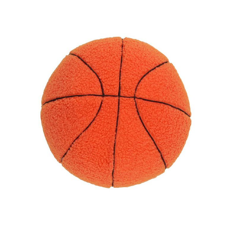 Living & Co Kids Cushion Basketball Orange, , hi-res