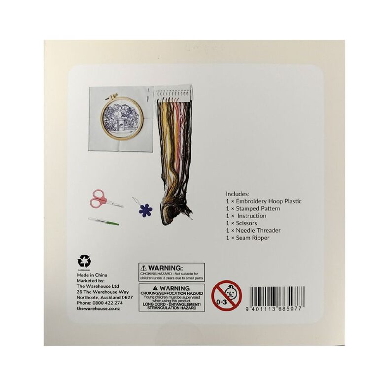 Uniti Craft Adults Embroidery Kit Garden, , hi-res