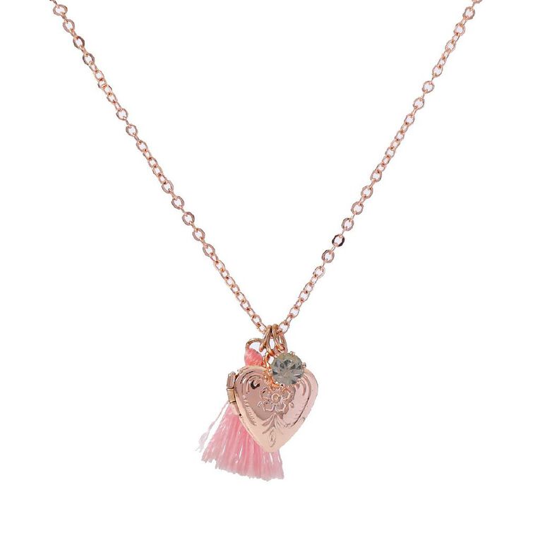 Kids' Heart Locket Necklace, , hi-res
