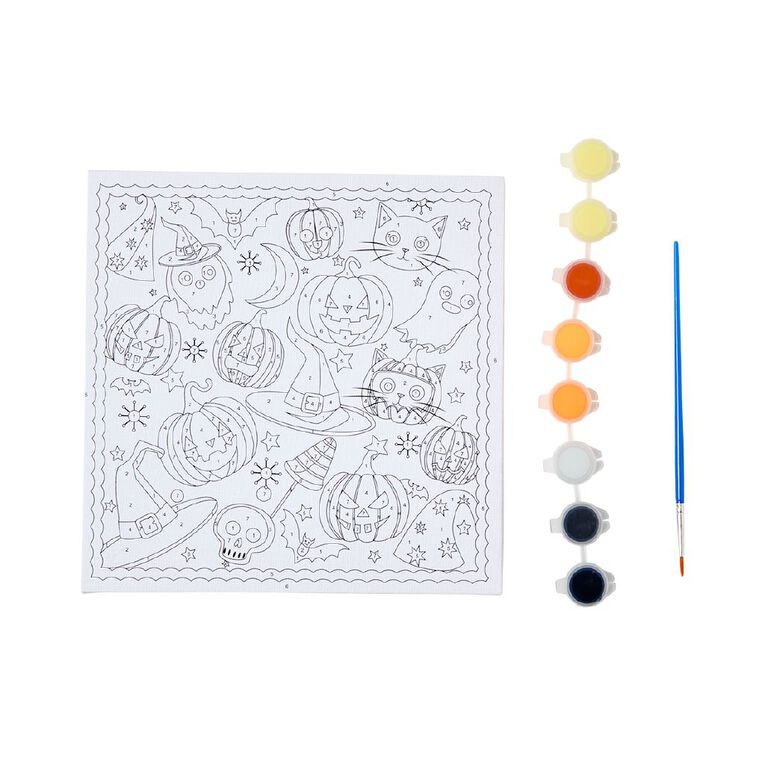Scarehouse Paint By Numbers Glow In The Dark Canvas, , hi-res