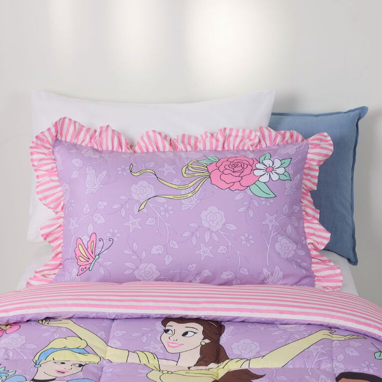 Disney Princess Comforter Set 2 Piece Multi-Coloured King Single, , hi-res