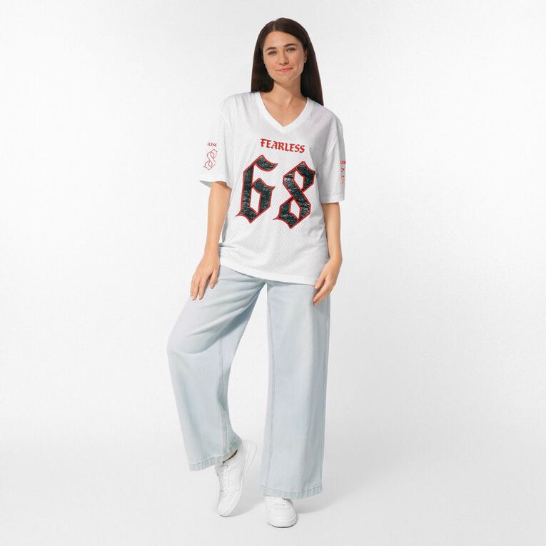H&H Women's Short Sleeve Sports Tee, White, hi-res