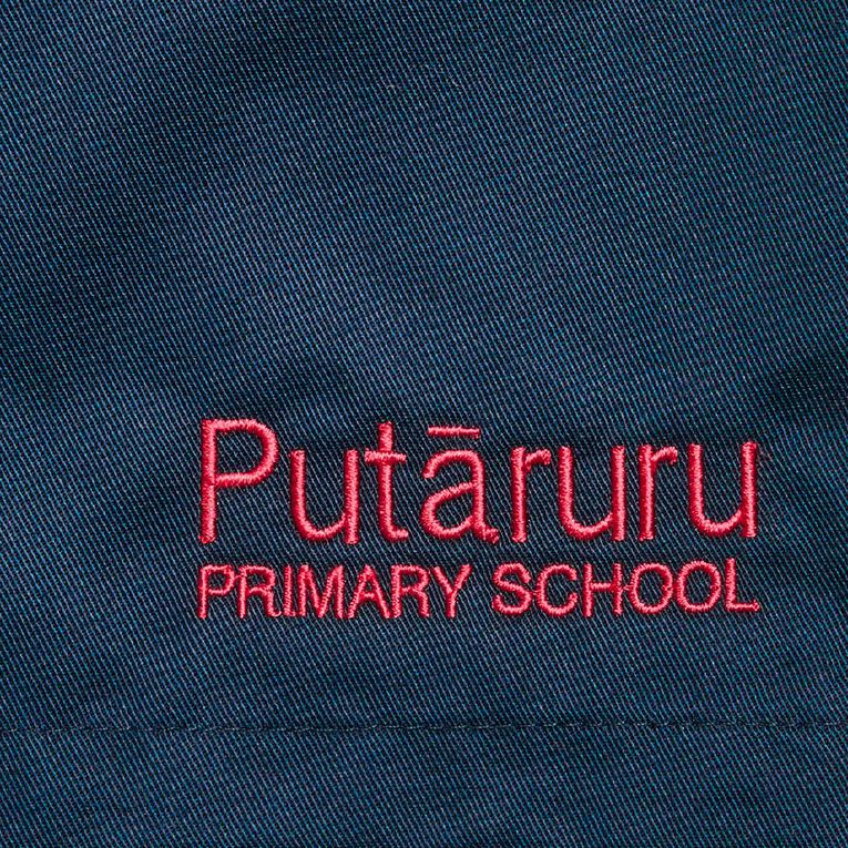 Schooltex Putaruru Drill Rugger With Embroidery, Navy, hi-res