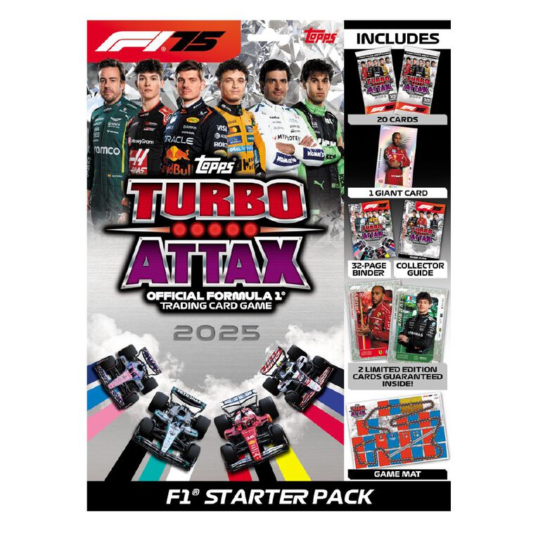 F1 Turbo Attax 2025 Starter Packs, , hi-res