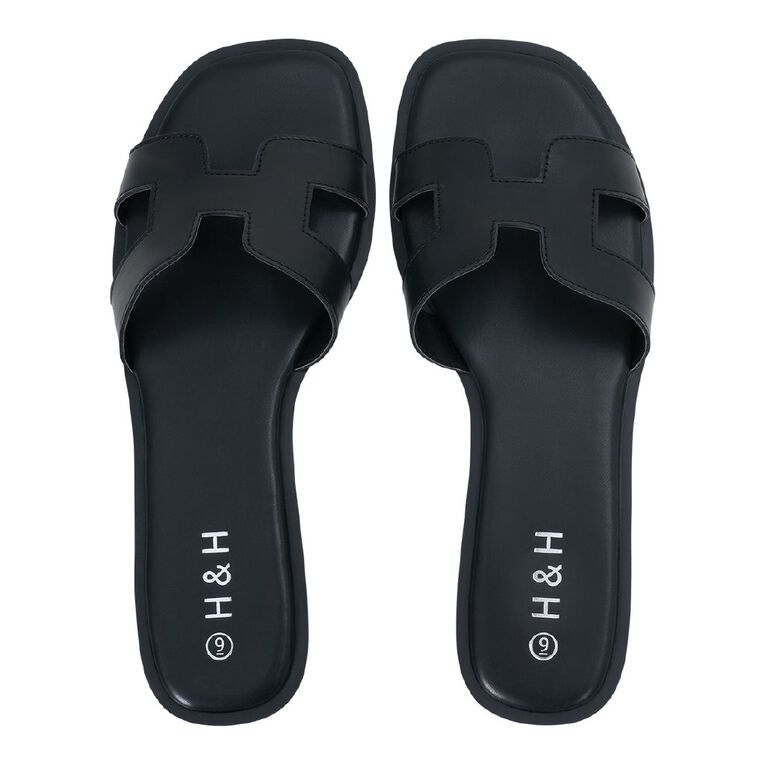 H&H Women's Sandals, Black, hi-res