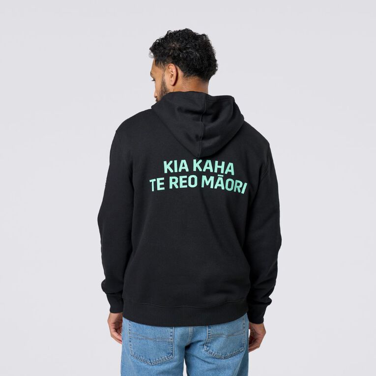 MLC Adults' Matariki Hoodie, Black, hi-res