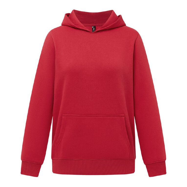 H&H Women's Essential Pullover Hoodie, Red Mid, hi-res