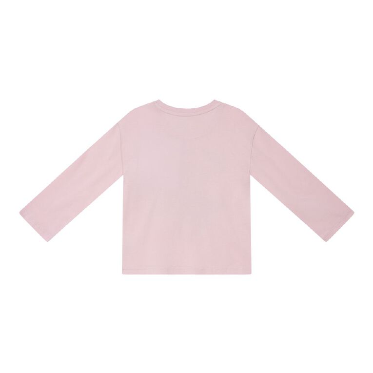 Young Original Relaxed Fit Long Sleeve Printed Tee, Pink Light FLORAL, hi-res