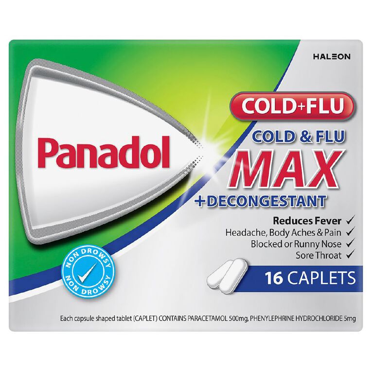 Panadol Cold And Flu Max 16 Pack, , hi-res