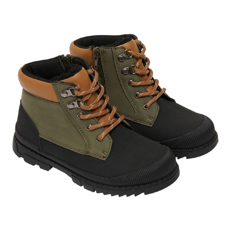 Young Original Senior Kids' Harry Boots, Khaki, hi-res