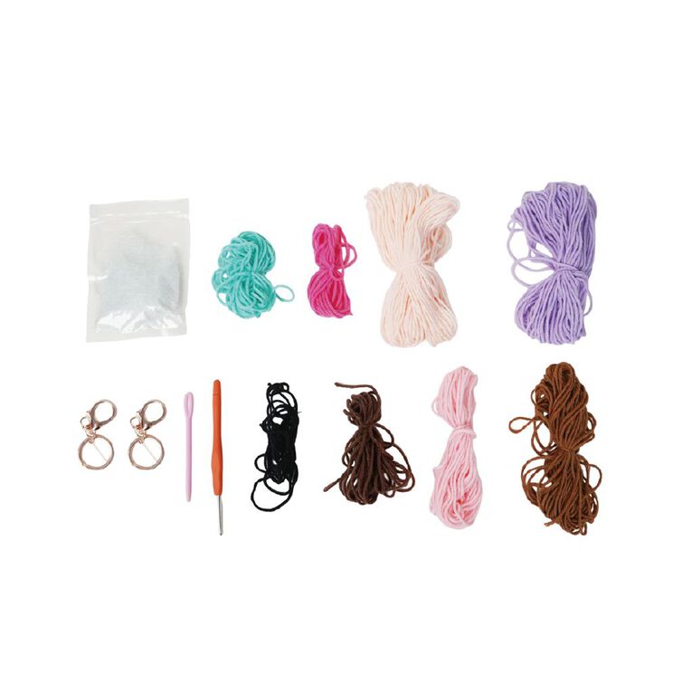Uniti Craft Adults Make Your Own Crochet Key Ring, , hi-res