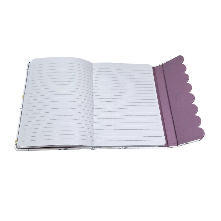 Uniti Stationery Country Calling A5 Pu Notebook Flower, , hi-res