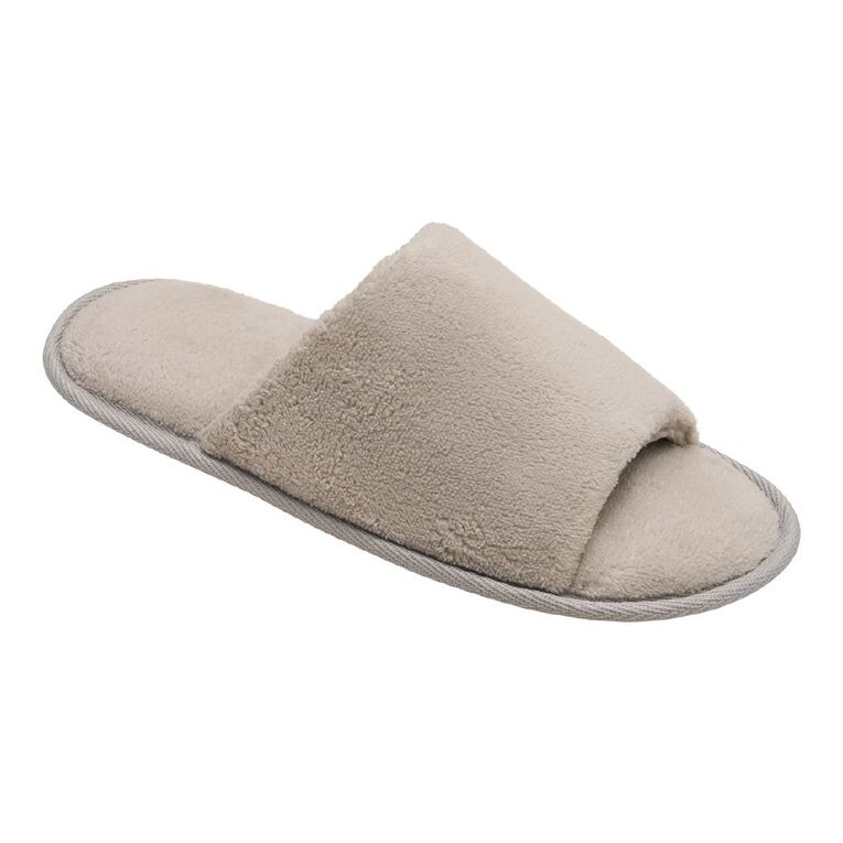 H&H Women's Essential Strap Slippers, Grey Light, hi-res