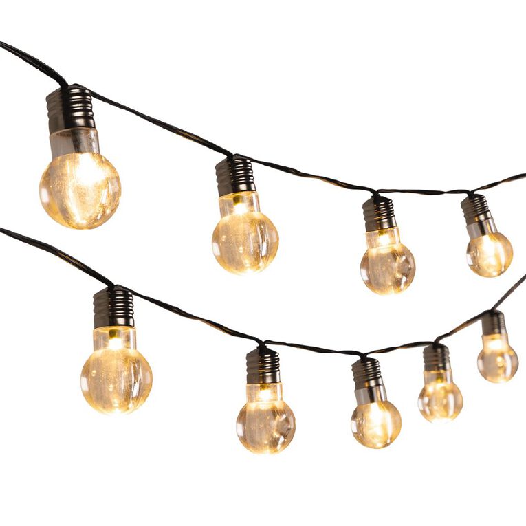 Kiwi Garden Solar Bulb String Lights 20 LEDs, , hi-res