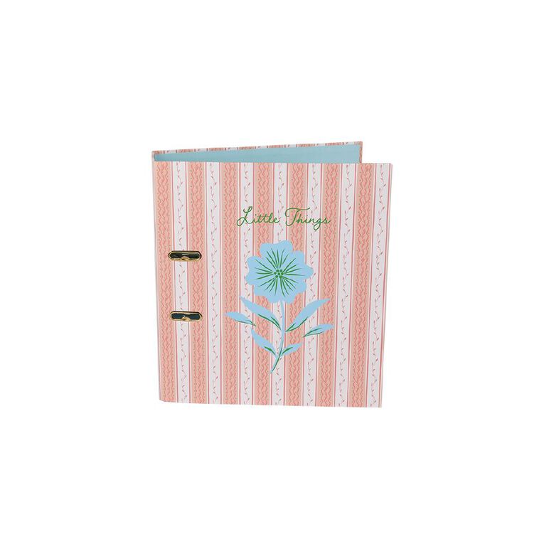 Uniti Little Things A4 Ringbinder Flower Pink, , hi-res